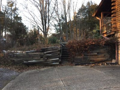 Defiance-retaining-wall-before