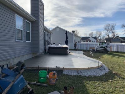 concrete patio Wentzville