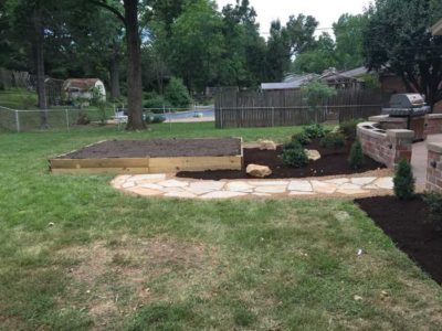 backyard patio raised garden 4207 700