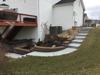 concrete steps walkout 700