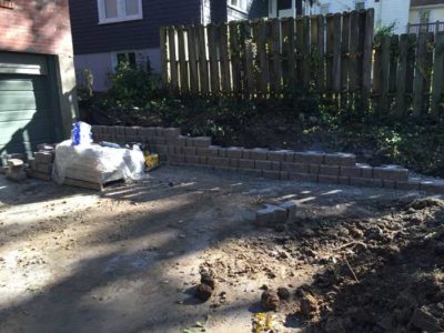 driveway retaining wall 20 700